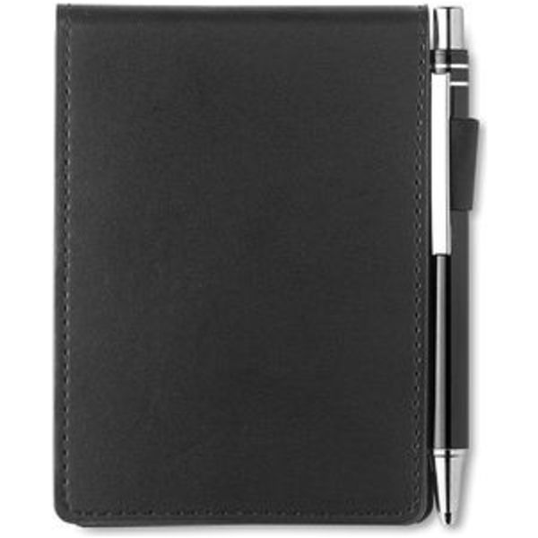 Promotional A7 notepad in PU pouch w/pen