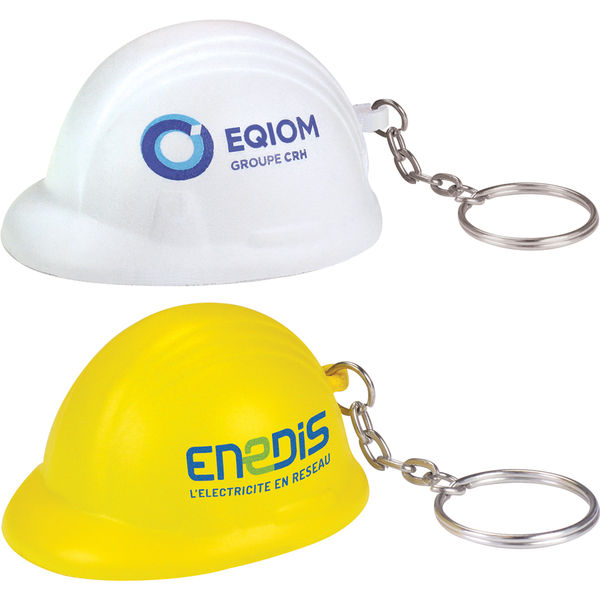 Promotional Stress Hard Hat Keyring