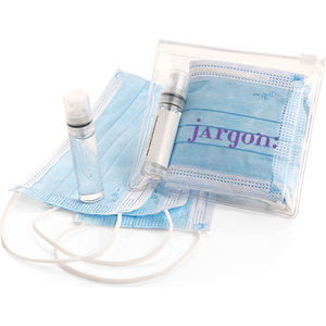 Back to Work PPE Kit in a Clear PVC Pouc 441106