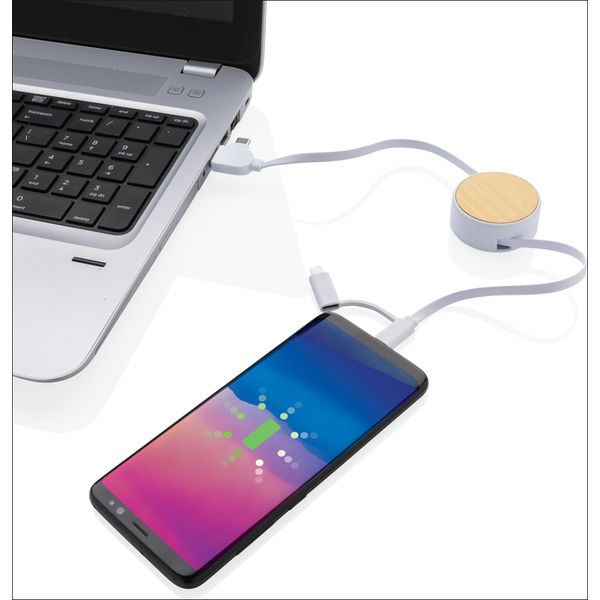RCS Recycled Plastic Ontario 6-In-1 Retractable Cable